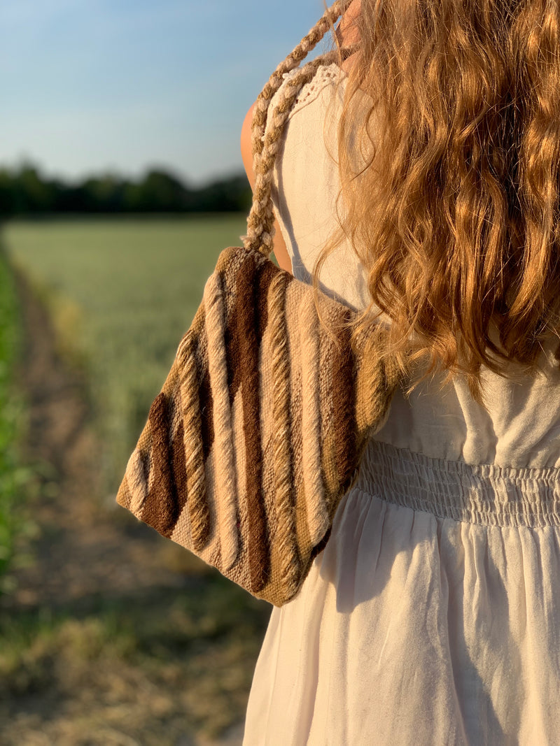 Handtasche beige braun - Harmonia handmade soul